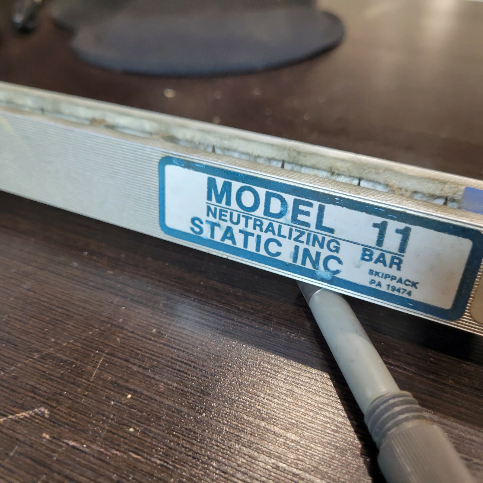 NEUTRALIZING BAR 20.25 INCH MODEL 11 STATIC 91001 91001-00203 NICE SALE $99
