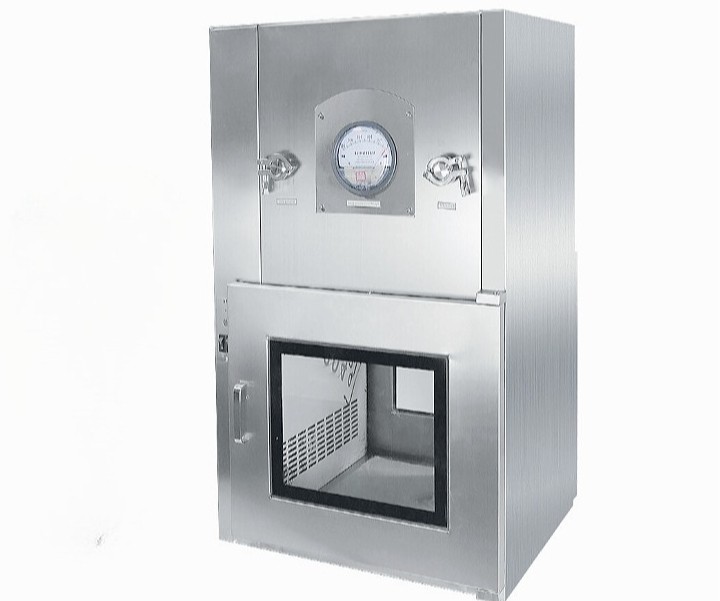 304 Stainless Steel Lab Cleanroom Air Shower Dynamic Pass Pass Through Box
