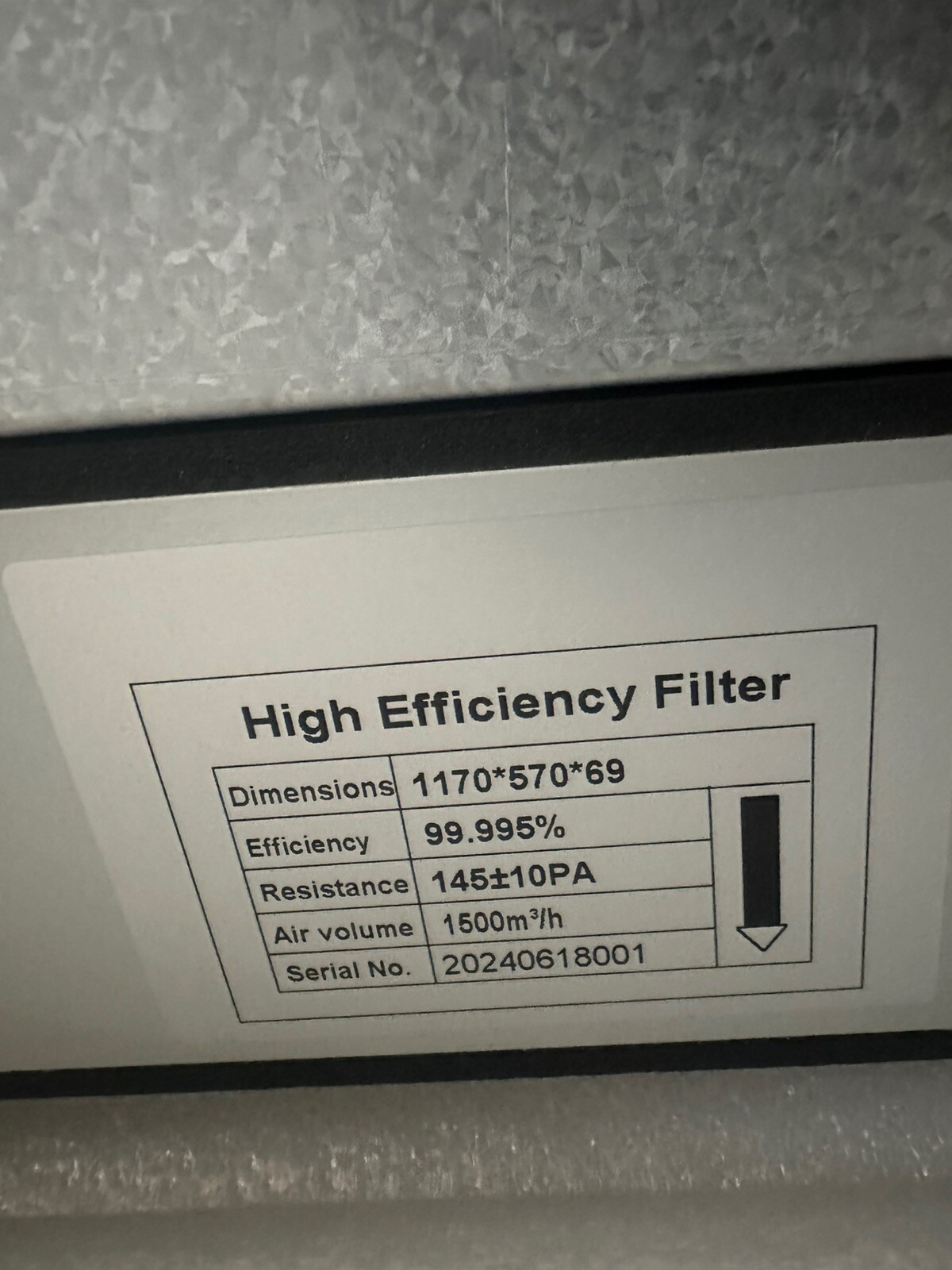 Air cleaning Equipment Super Thin FFU/Fan Filter Unit