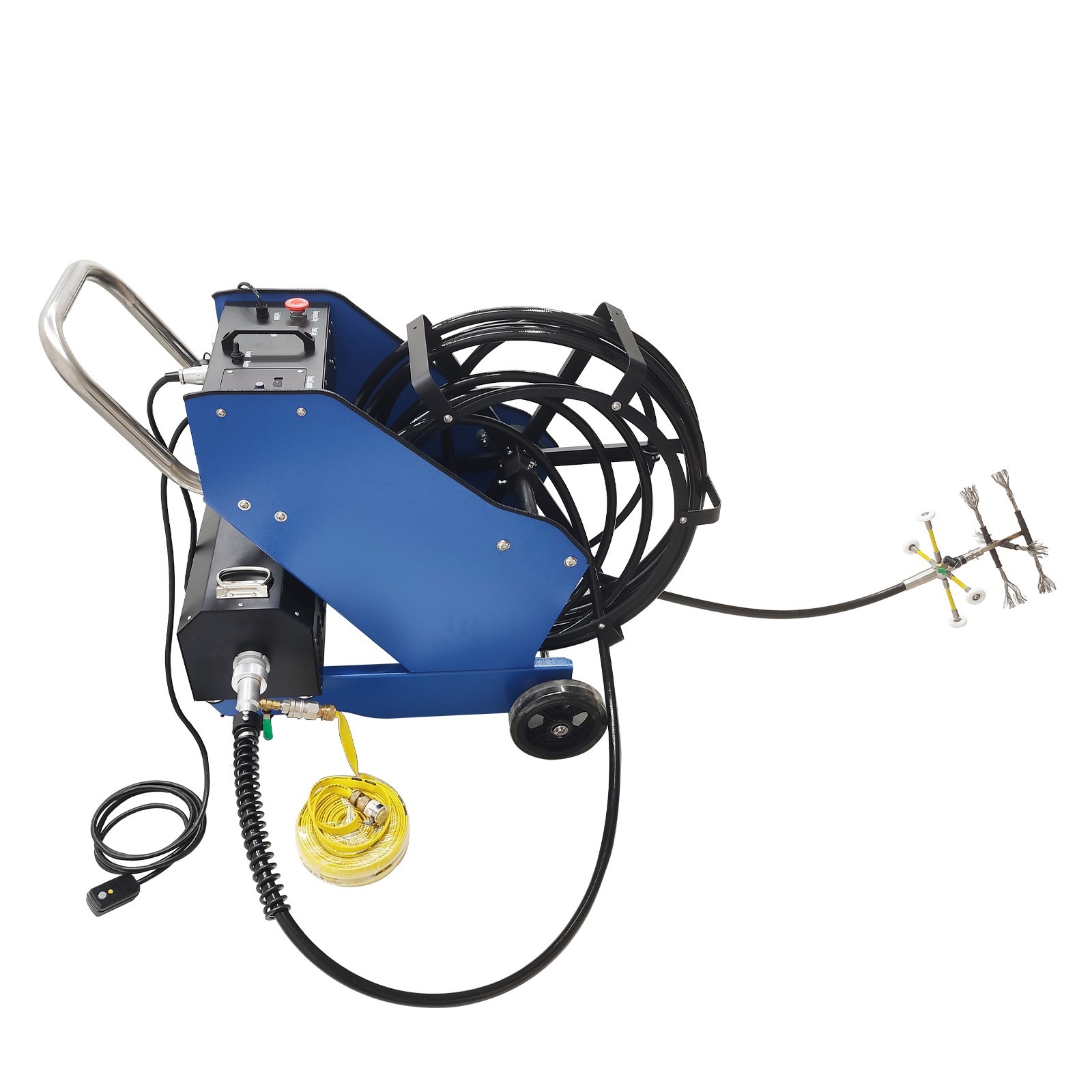 220V Oil Fume Pipeline Cleaning Machine Ductwork Cleaning 110V Transformer Dia 3