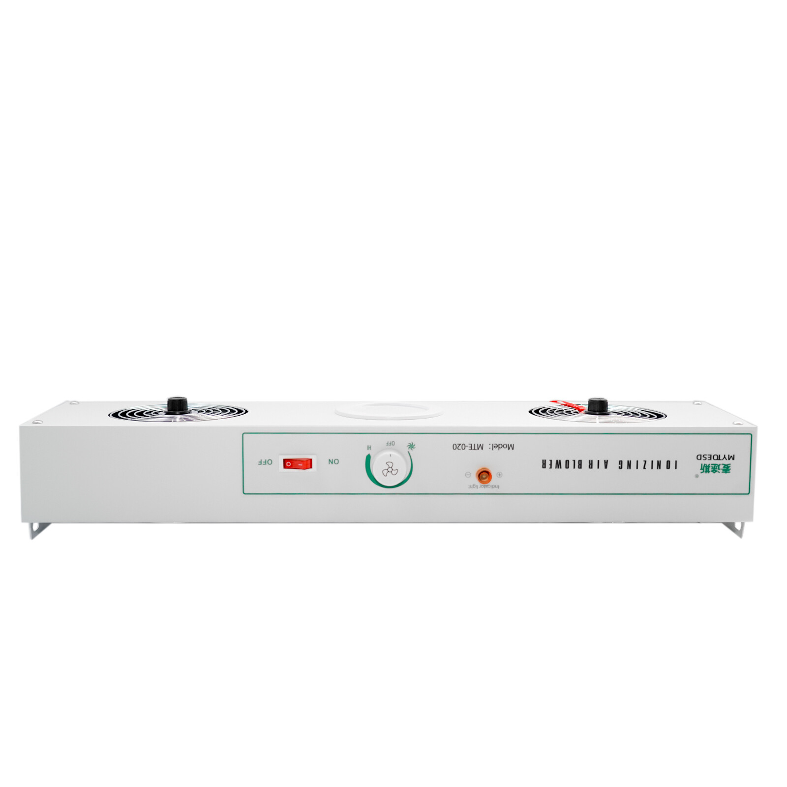 Overhead Ionizer Air Blower Industrial Two Fans Anti Static with Light Cleanroom