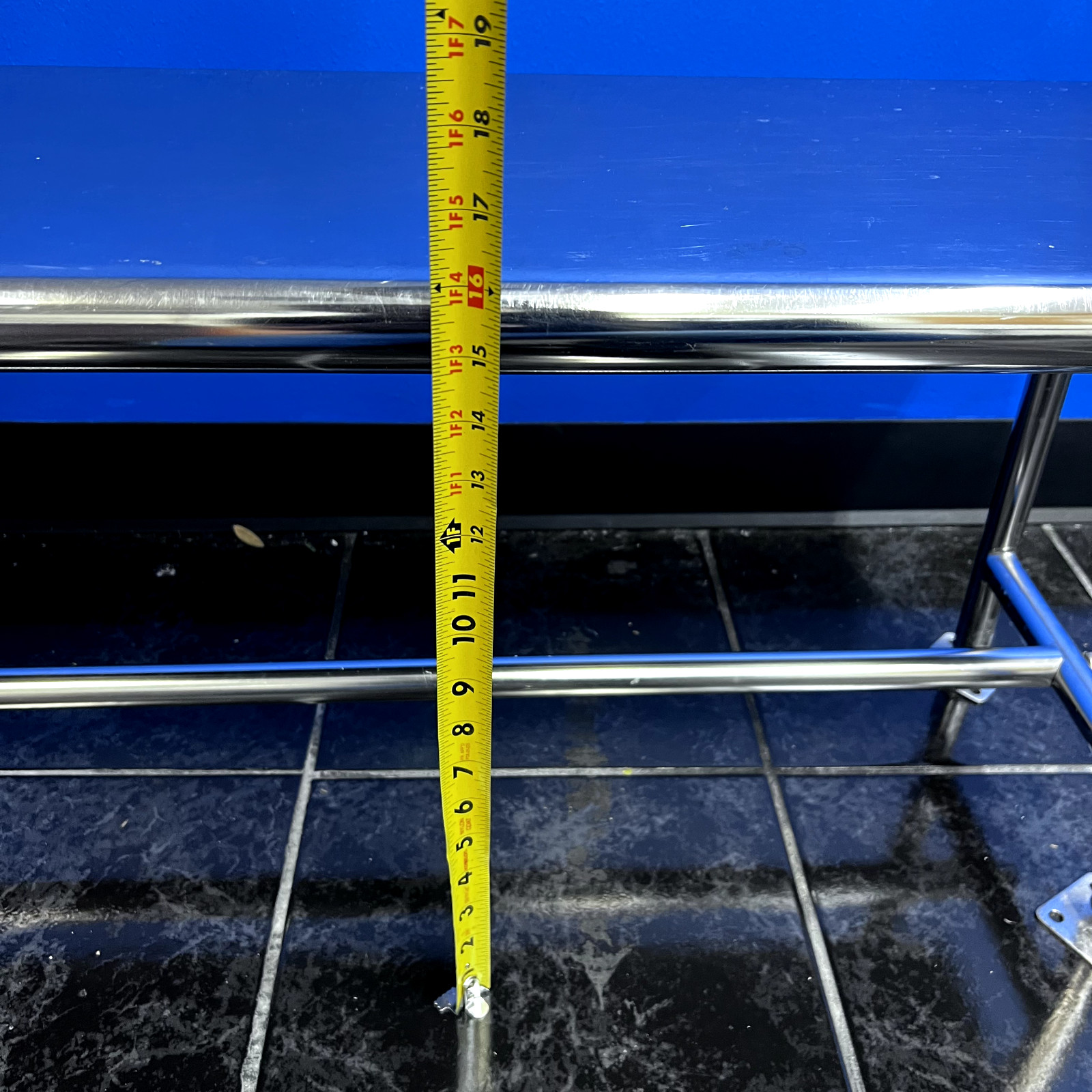 Cleanroom Stainless Steel Gowning Benches LxWxH=48″x12″x16″ Heavy Duty