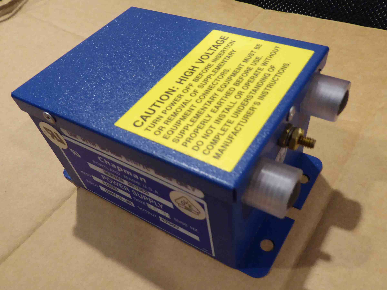 Chapman High Voltage 11293 Power Supply and SM Anti Static Bar Creo 13-4085