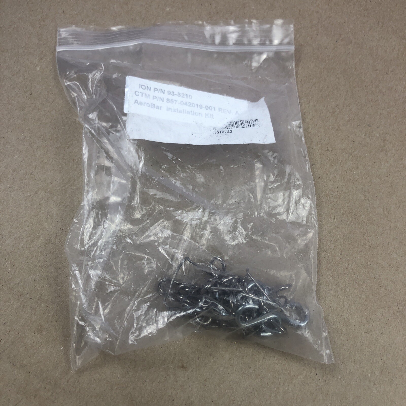 Simco Ion Systems AeroBar 93-5210, 93-5200 Installation Kit / Hardware