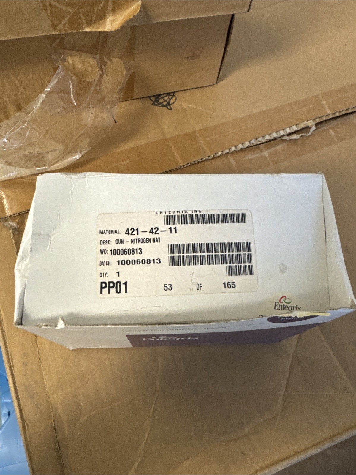 Entegris 421-42-11 Nitrogen Teflon Air Gun