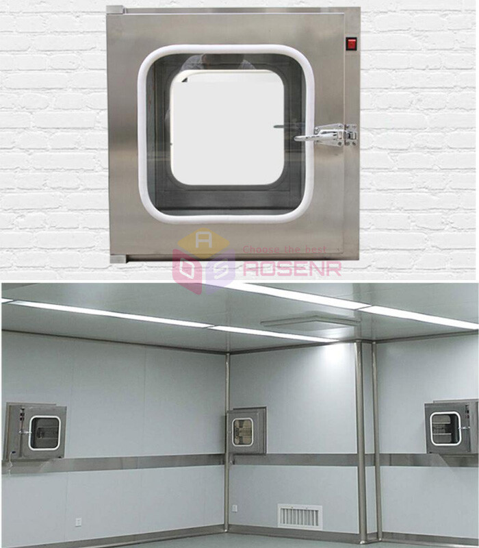 Stainless Steel Cleanroom Tech Pass Through Cleanroom Equipment 110V