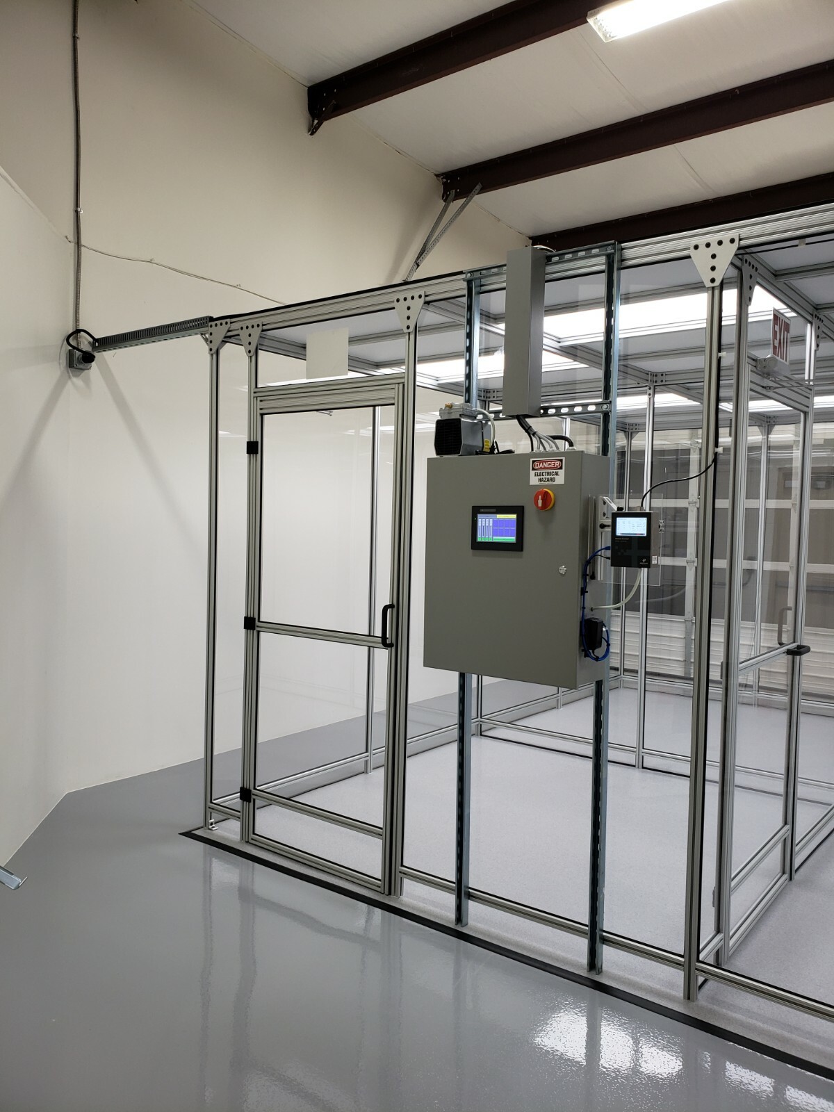 16′ x 32′ Modular Clean Room; ISO8 Class 100,000; HEPA Cleanroom; Hard Wall