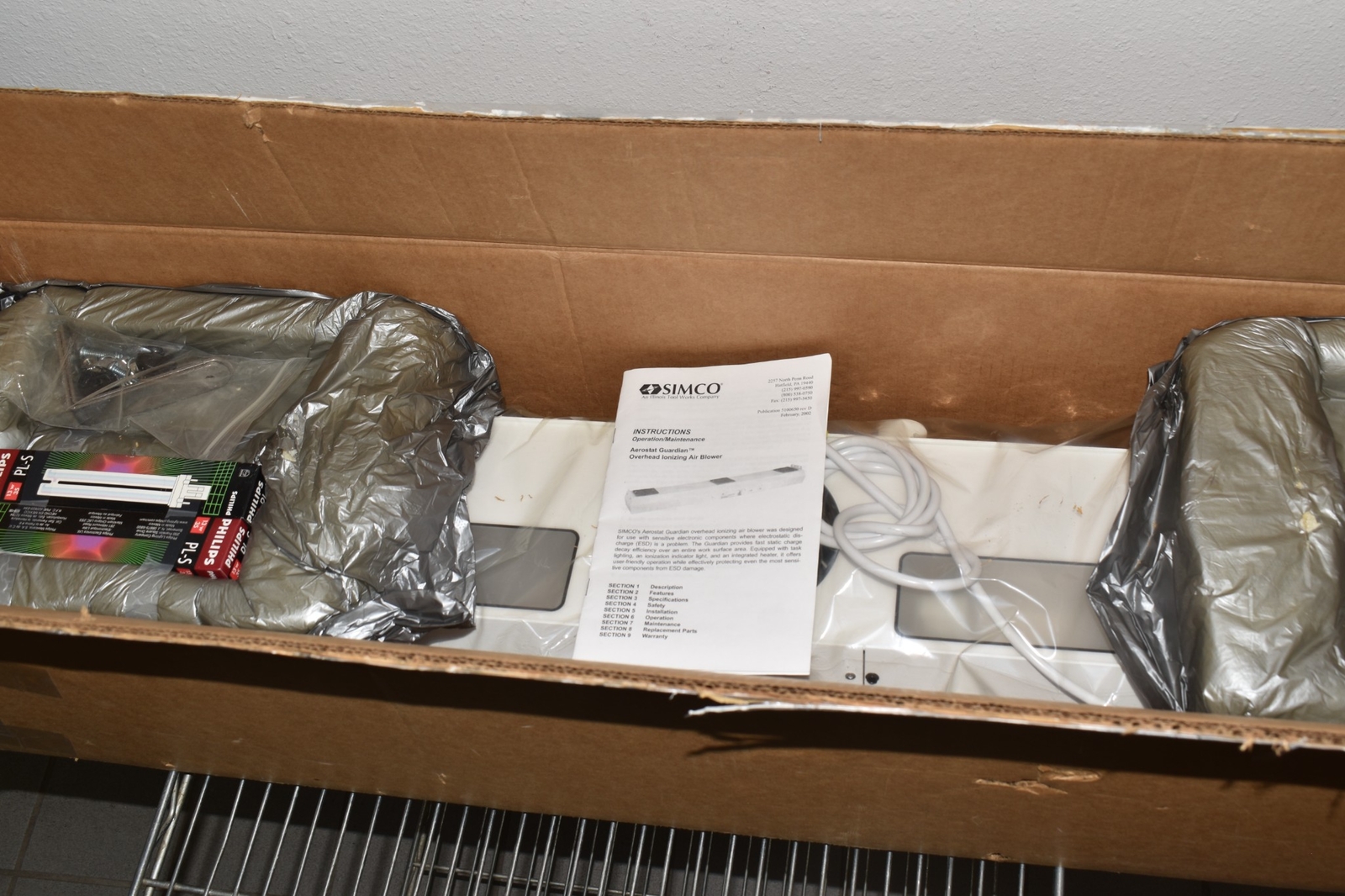 SIMCO ION AEROSTAT GUARDIAN IONIZING AIR BLOWER – NEW IN BOX (AWQ93)