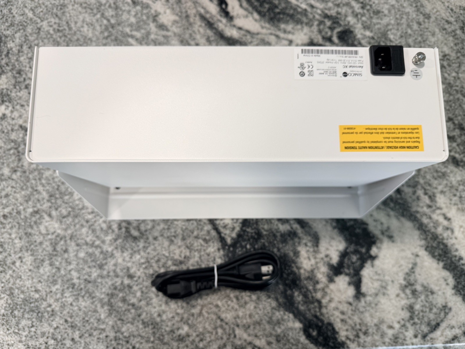 Simco ION Aerostat XC benchtop ESD ionizer air blower for static-safe workbench