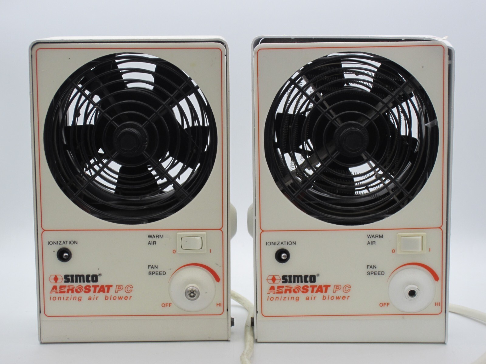 SIMCO Aerostat PC Ionizing Air Blower Model 4004508 *Parts Only* (lot of 2)