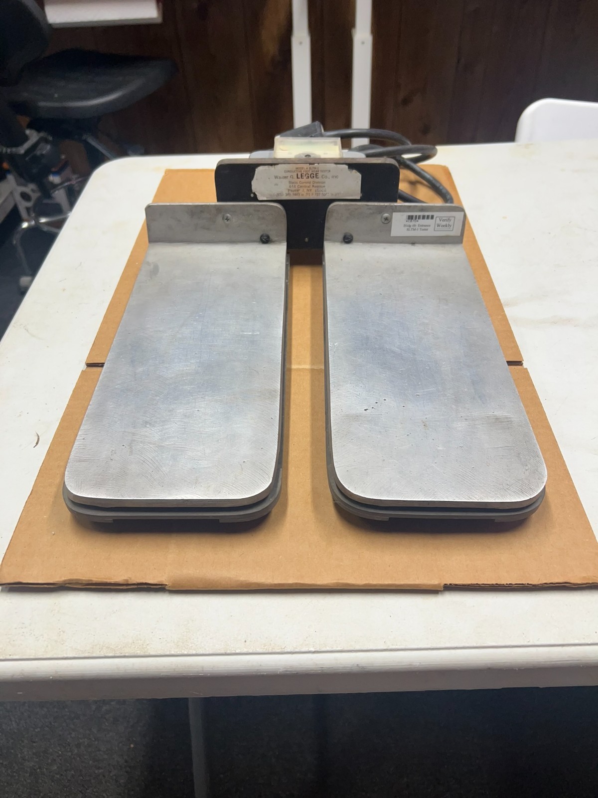 Walter G. Legge SLTM-1 Conductive Footwear Tester – Static Control ESD Tester