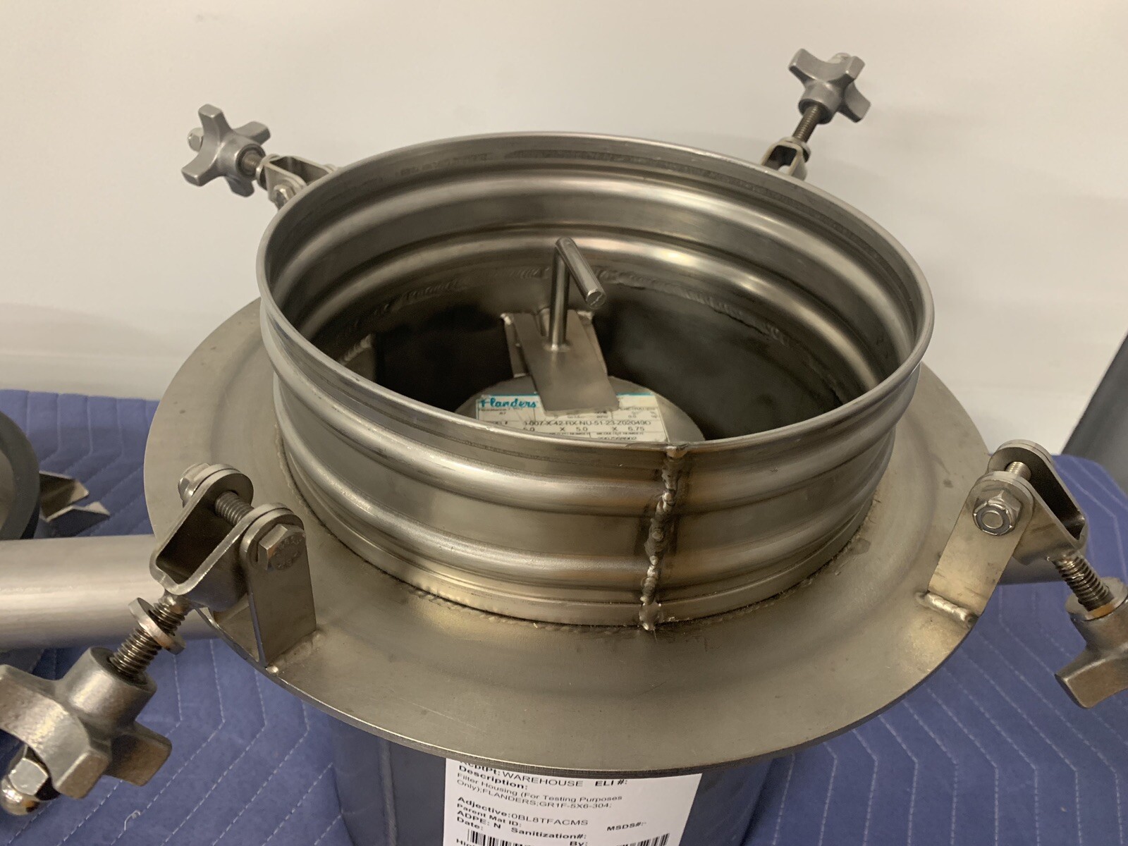 Flanders/CSC GRF Series Bag-In/Bag-Out Filter Housing GR1F-5X6-304 for Training