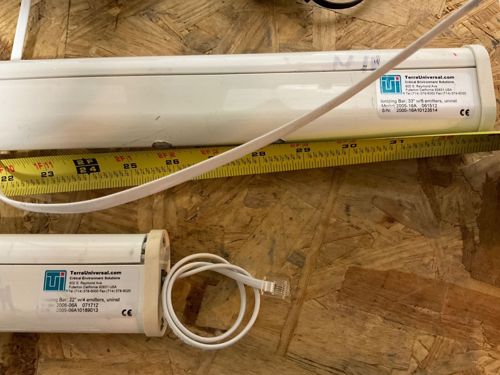 SIMCO LOT of scorpion3 MMI Man Machine Interface IONIZER Bar 44” power supply