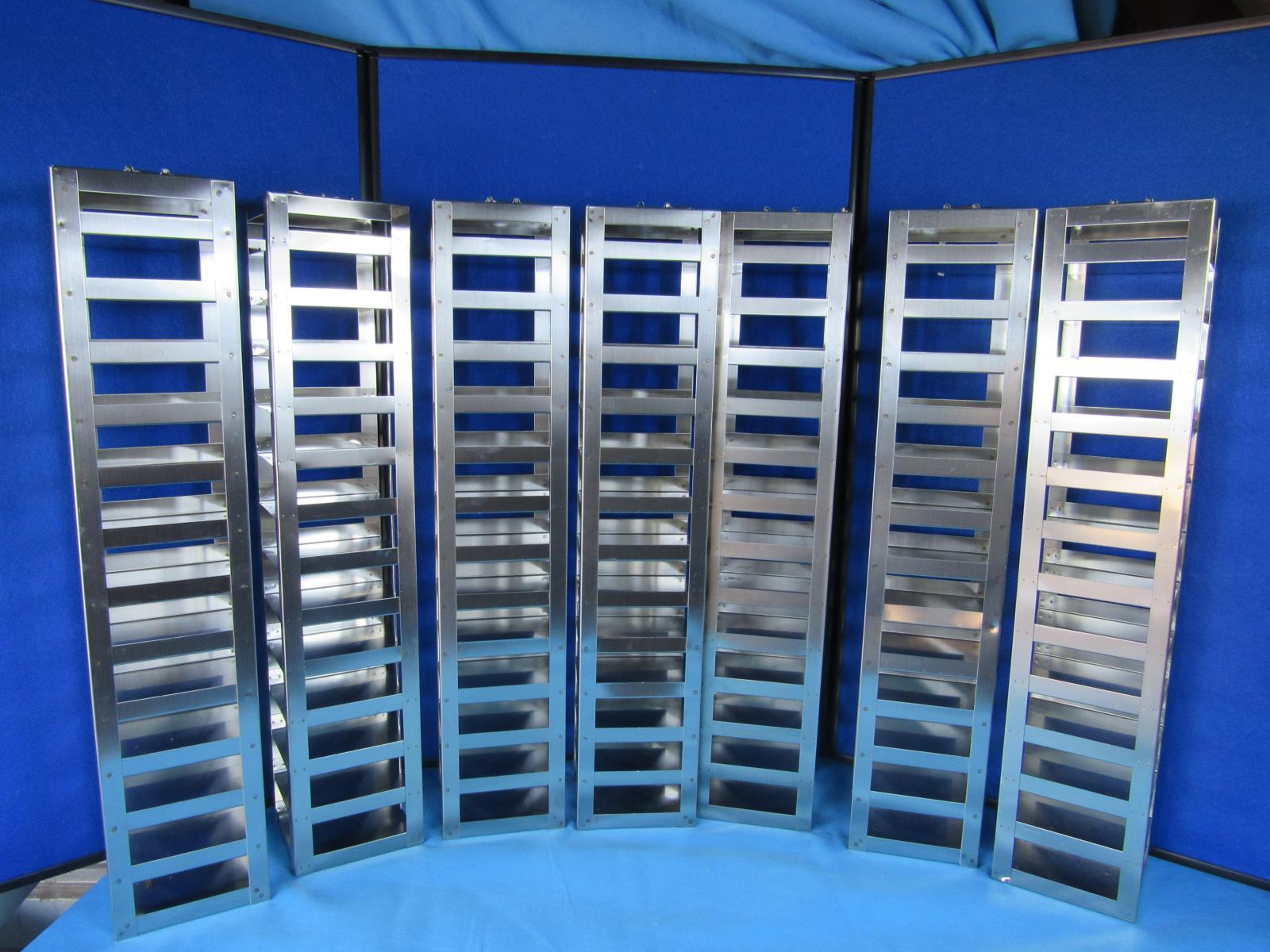 8 Laboratory Stainless Steel Freezer Rack 7 of 28.5×5.5×5.5 and 1 of 22x9x5.5