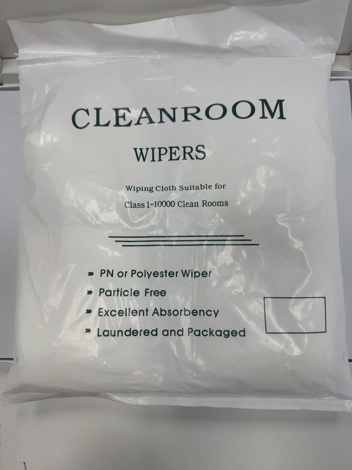 200PCS Cleanroom Wipers 9x9cm Lint Free Polyester Cleaning Cloth Screen Lens PCB