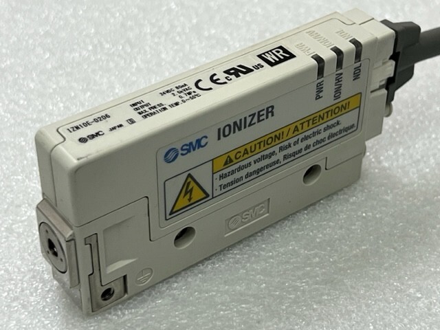 SMC IZN10E-0206 24VDC 8mA Ionizer Used