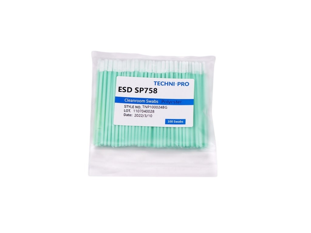 Techni-Pro TNP100024BG – PSWB758 Cleanroom ESD Polyester Knit Swab, Static