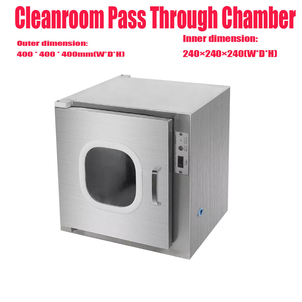 110V Clean Room Transfer Window Stainless Steel Double Layer Dynamic Pass Box