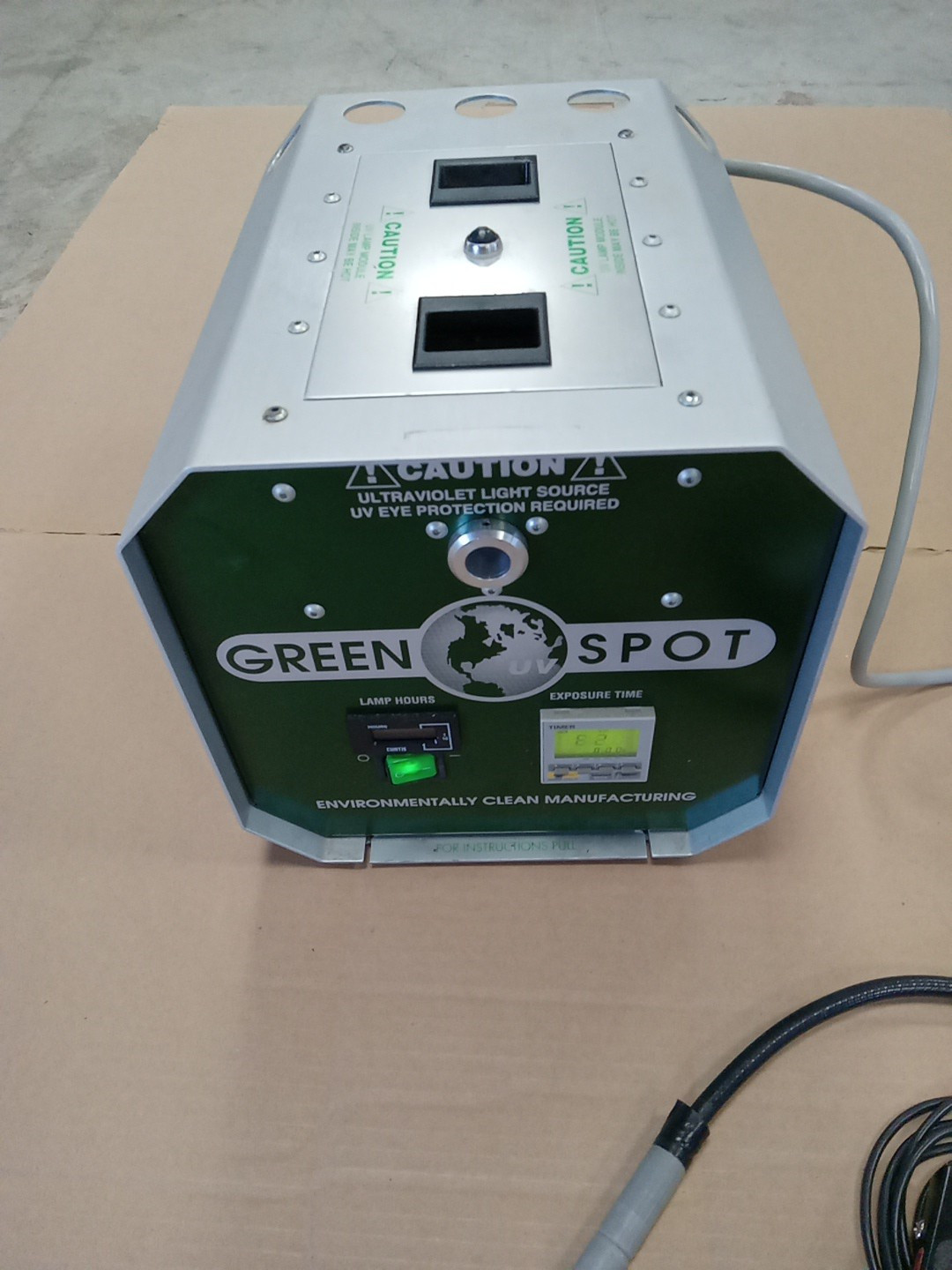 American Ultraviolet Green Spot UV Curing System , Complete Works !