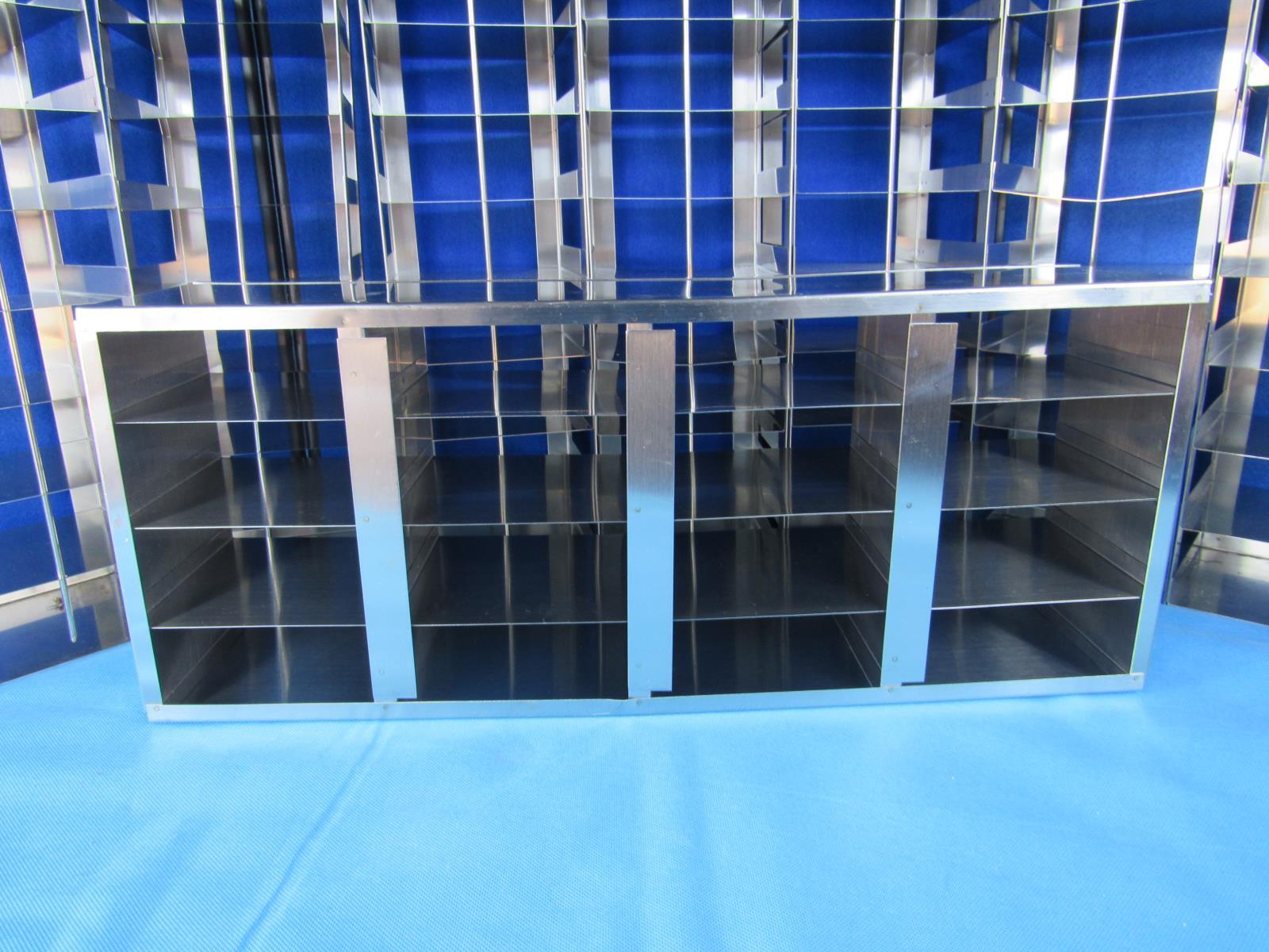8 Laboratory Stainless Steel Freezer Rack 7 of 28.5×5.5×5.5 and 1 of 22x9x5.5