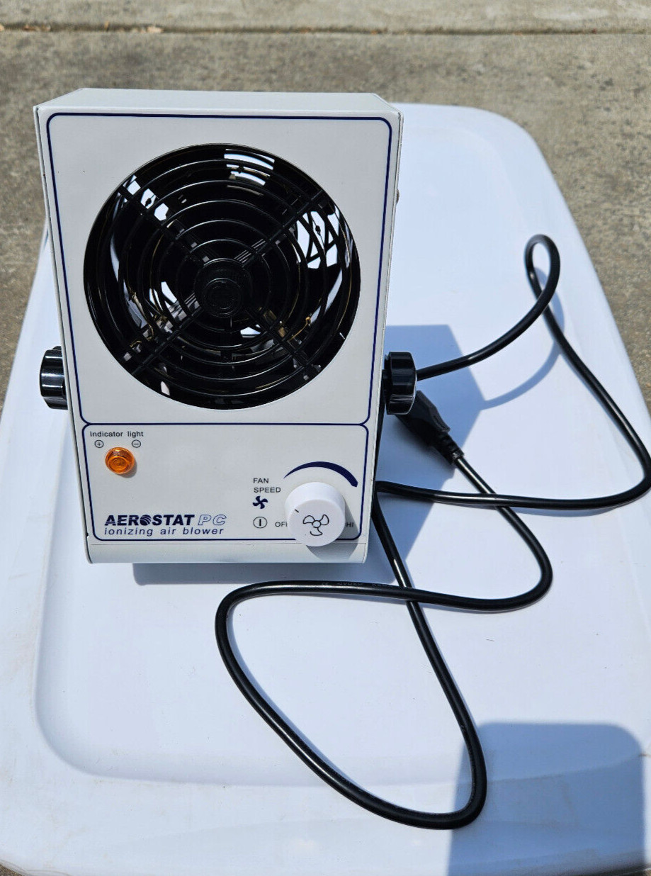 Aerostat PC Ionizing Air Blower W/ Power Cord & Indicator Light