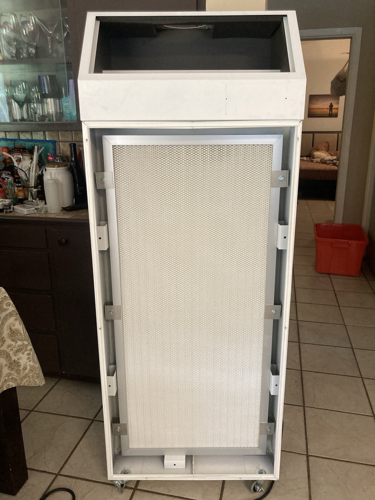 Envirco 10850 Cleanroom Workstation Clean Air Filter Unit Cabinet