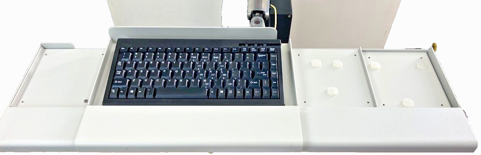 Ergotron Rolling Mobile Computer Cart Sit Stand Combo Extender Clean Room (10818
