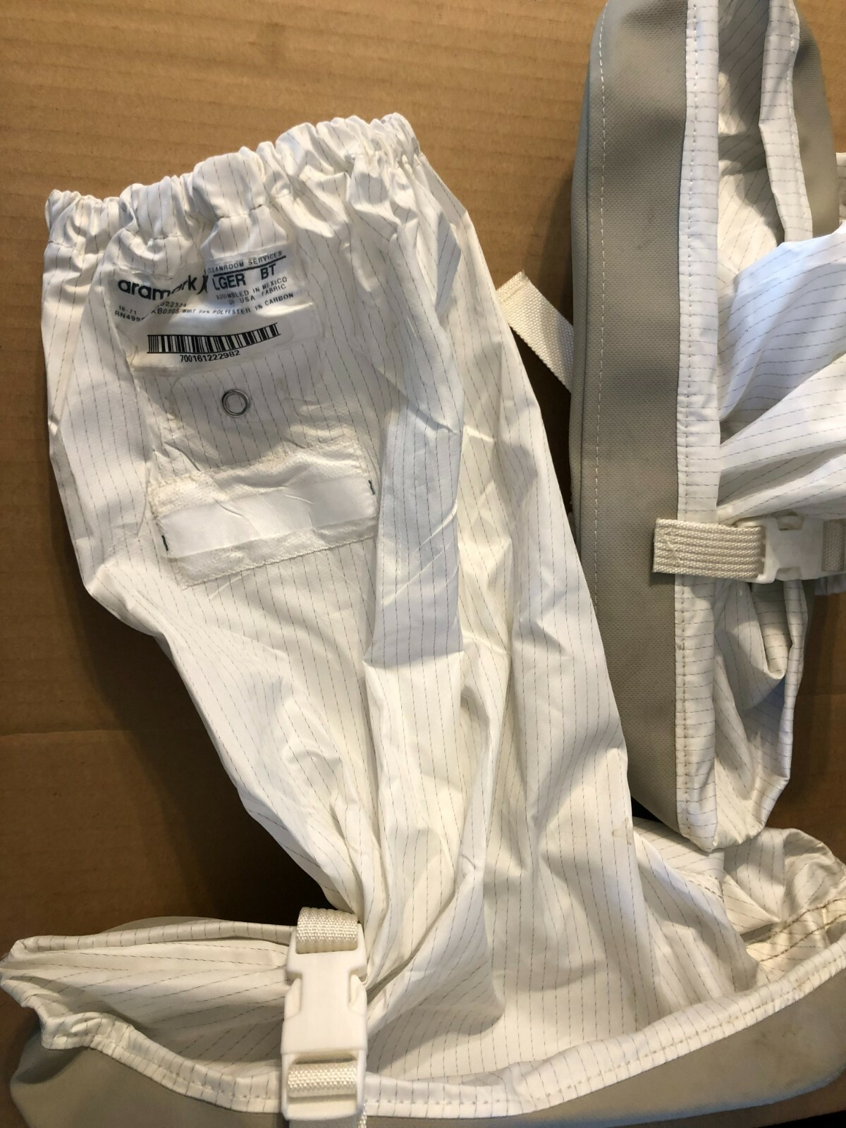 Aramark Lab Clean Room Boots, Shoes Size L LARGE
