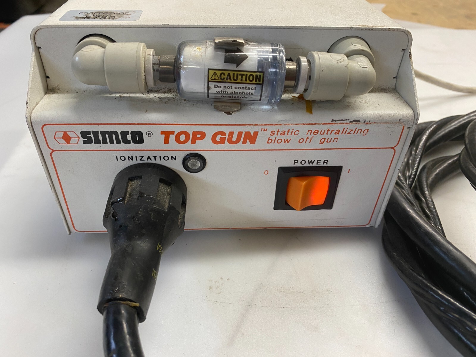 SIMCO Top Gun F10 Static Neutralizing Blow Off Gun Air tool ESD 10′ Hose 4002663