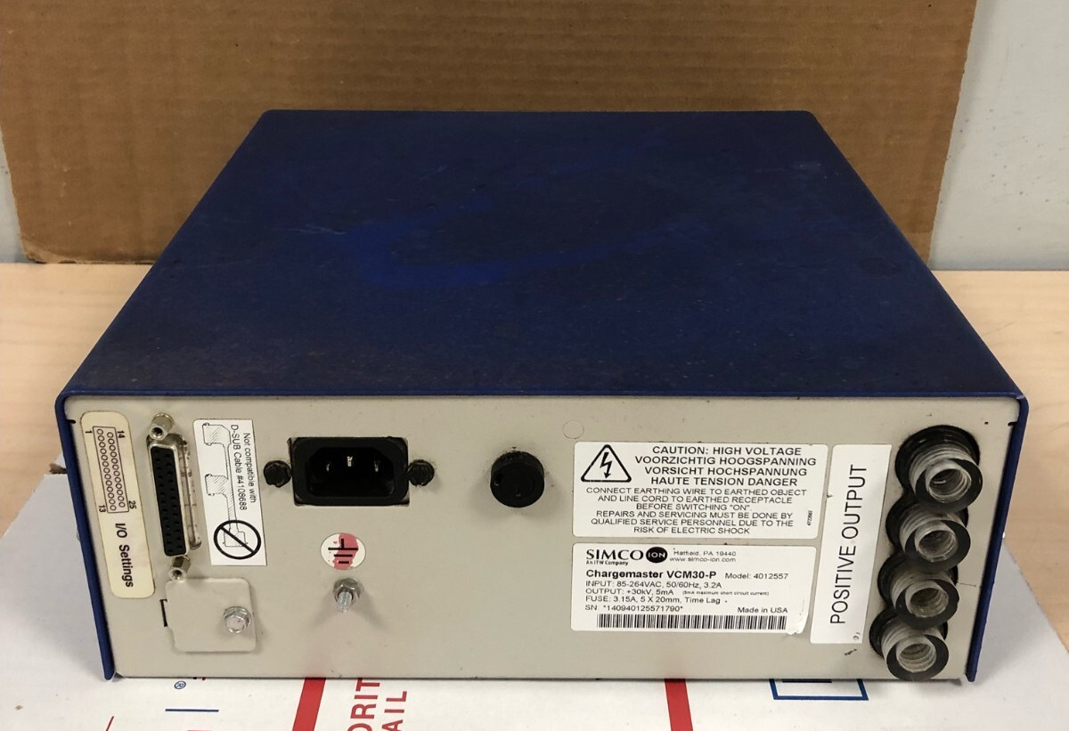 PARTS! Simco-Ion VCM30-P Chargemaster VCM Electrostatic Generating Power Supply
