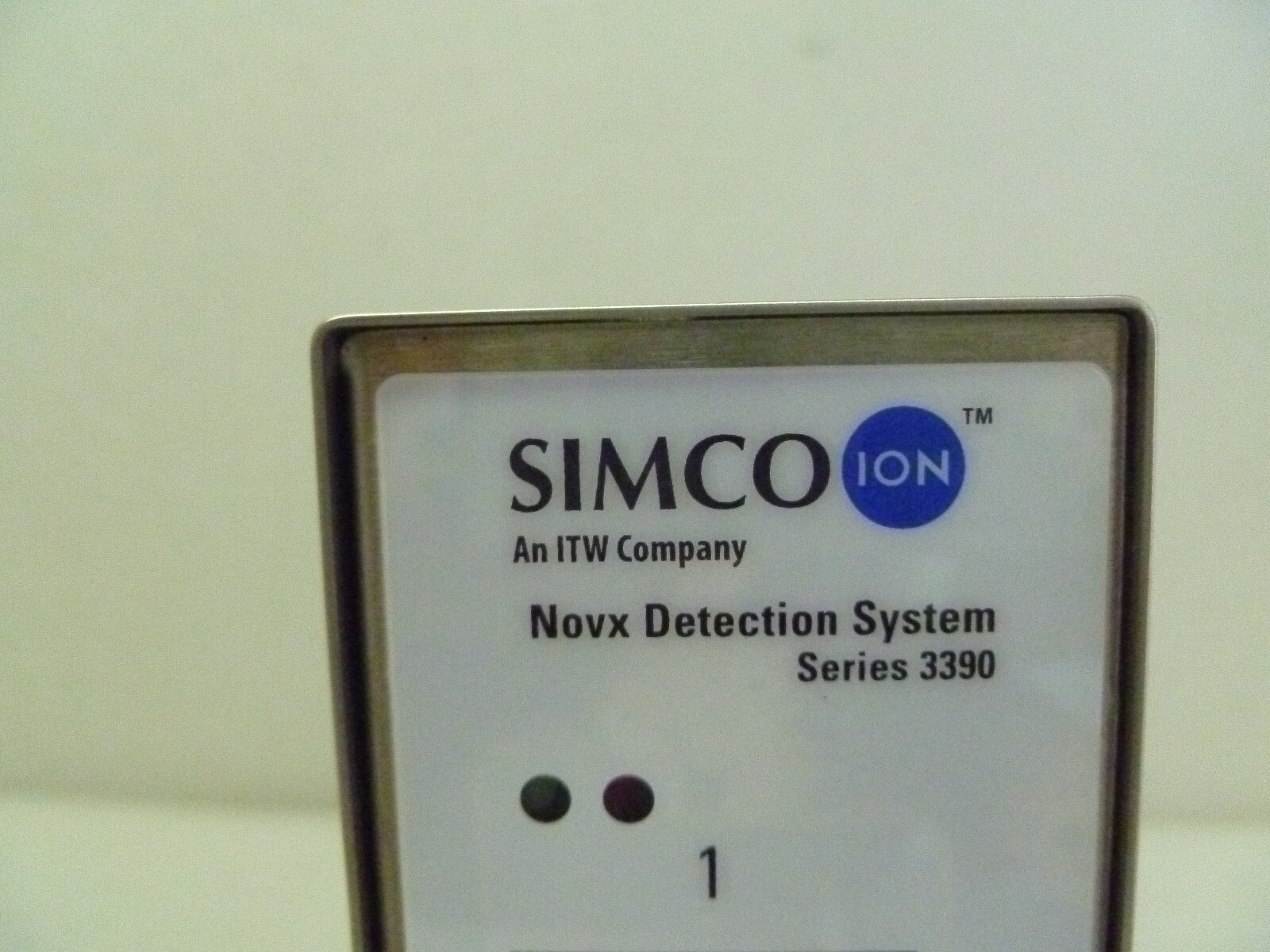 SIMCO ION NOVX DETECTION SYSTEM SERIES 3390