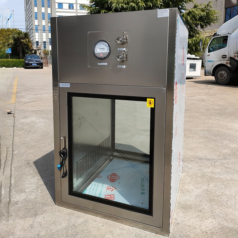 Cleanroom Pass Box Stainless Steel 304 Dynamic Pass Box for Laboratory Cleanroom