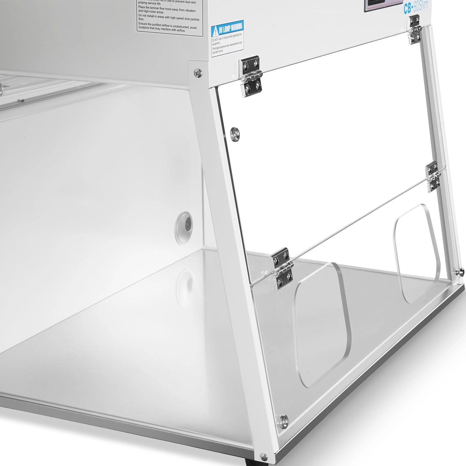 31.9” Desktop Vertical Laminar Flow Clean Bench HEPA&UV, ISO Class5, CB-80Slim
