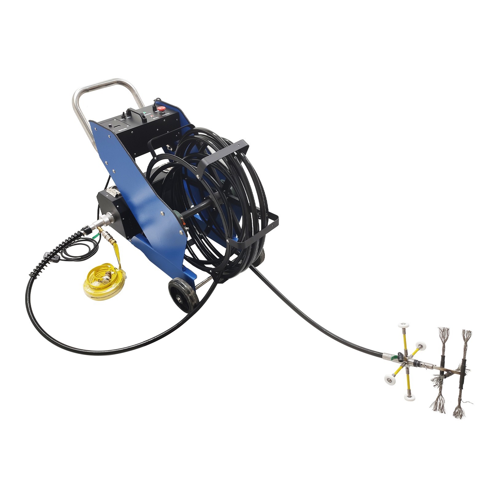 220V Oil Fume Pipeline Cleaning Machine Ductwork Cleaning 110V Transformer Dia 3
