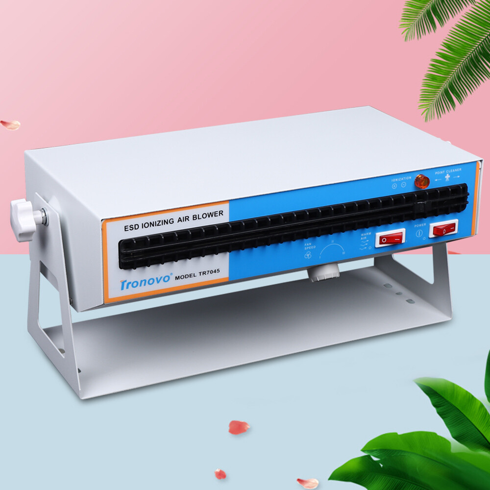 110V Anti-Static Ionizer Ionizing Air Blower Ion Fan Discharge Static Eliminator