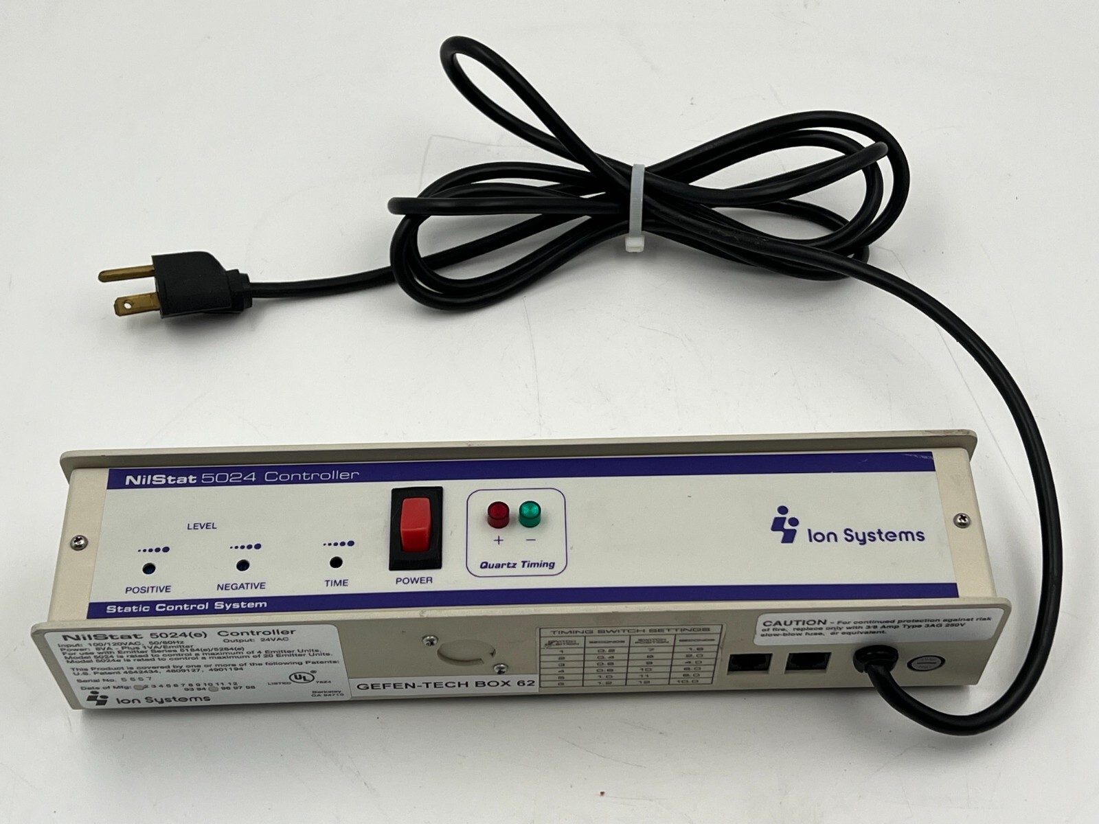 Ion Systems NilStat 5024(e) Controller