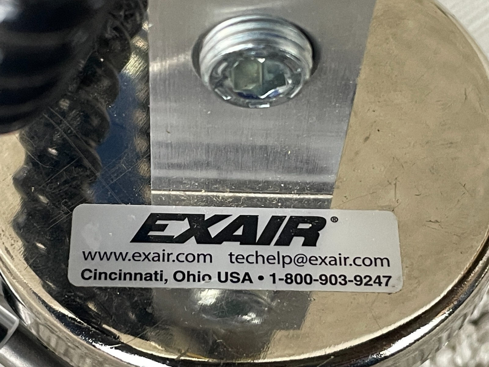 Exair 7194-9362 Ion Air Jet w/ Stay Set Flexible Hose & Mag Base