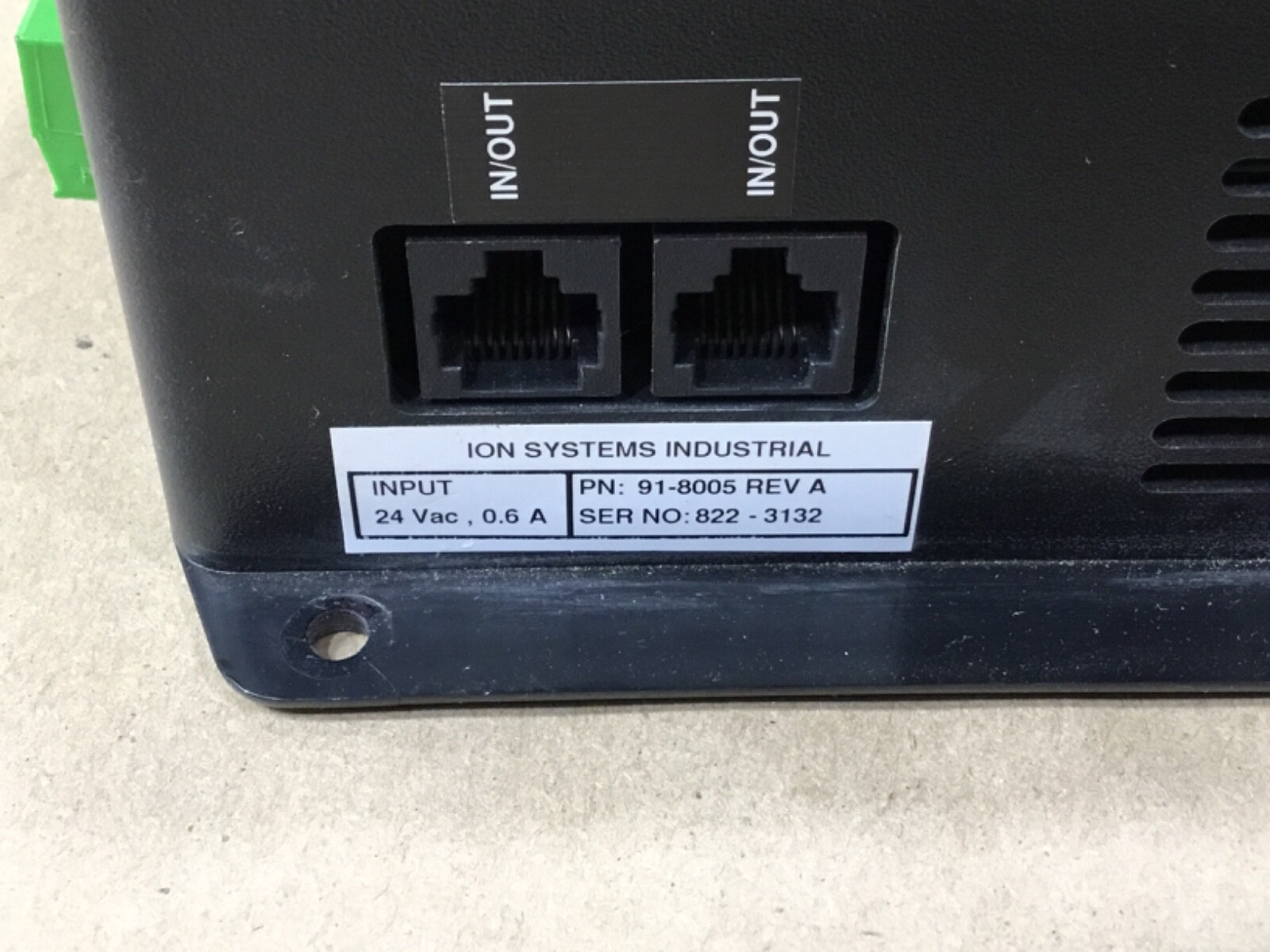 ION 8005 Control Module Virtual AC Intelligent Static Neutralizer 91-8005 #26I8