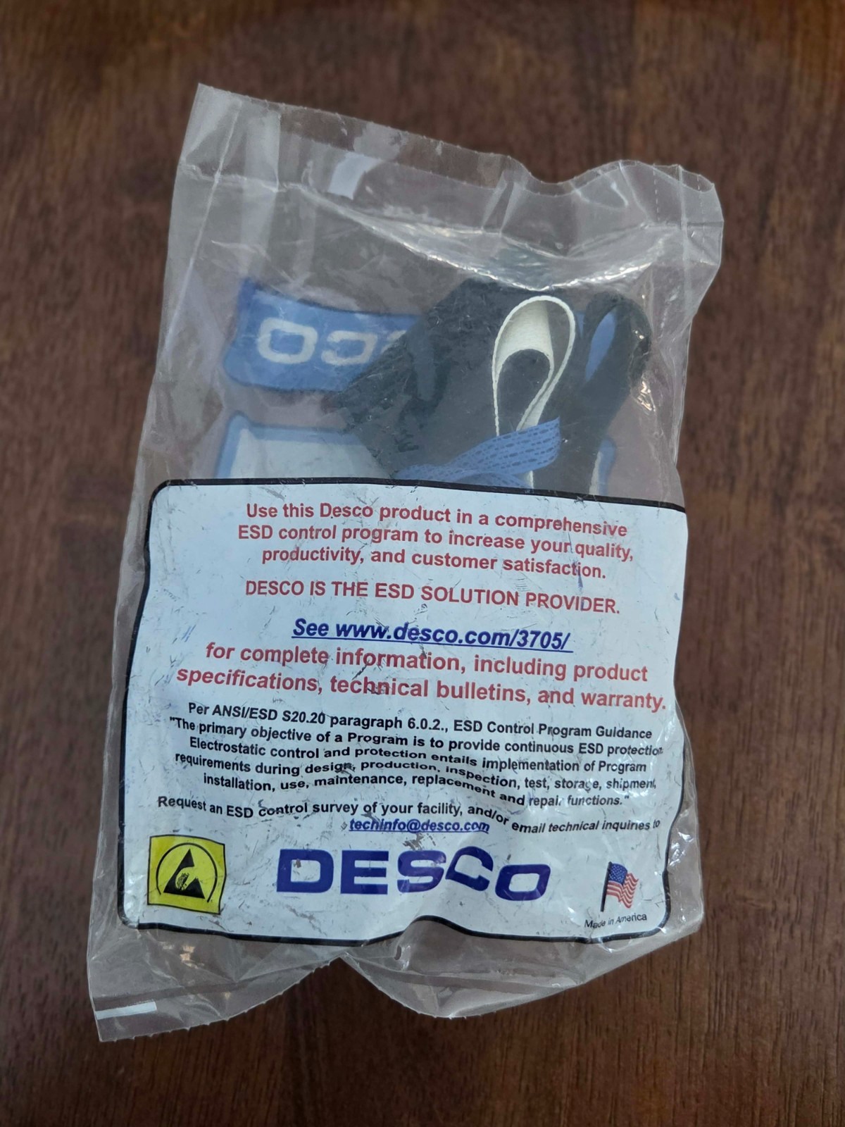 Desco 17292 Foot Grounder, Full Coverage premium, 2MEG LARGE