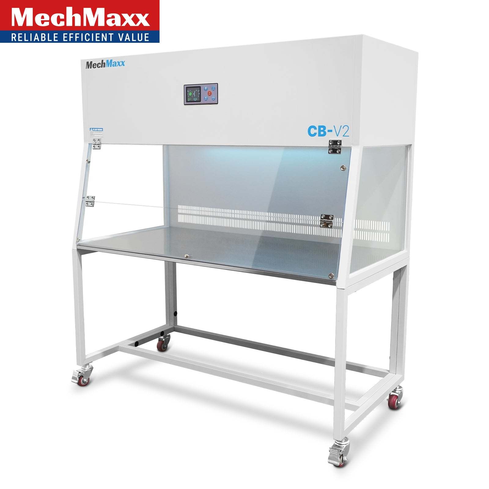 53.5” Vertical Laminar Flow Clean Bench With HEPA&UV, ISO Class 5, CB-V2