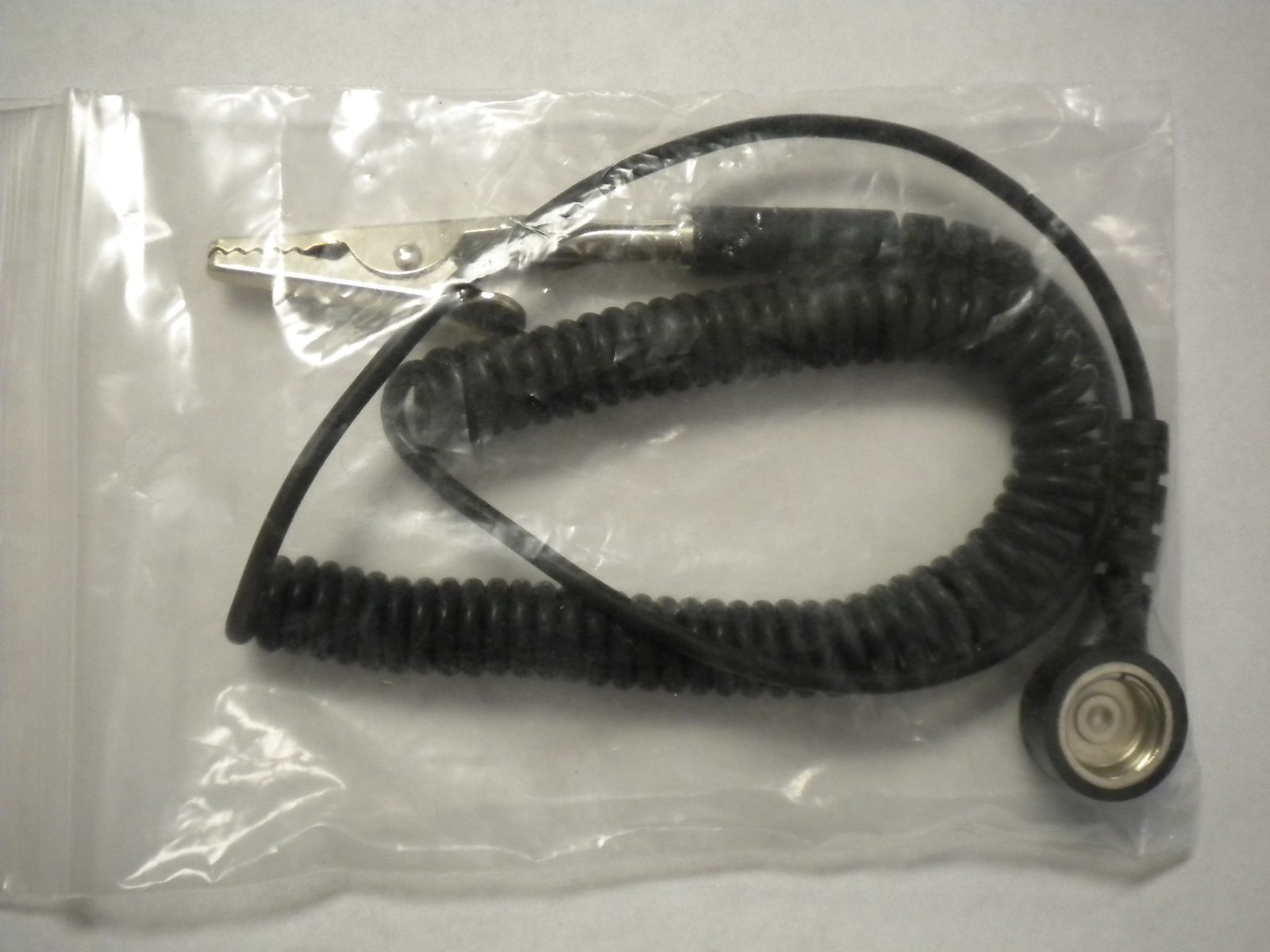 Techni-Stat 1/4” Snap Ground Cord, 6´ Long, 1 Meg
