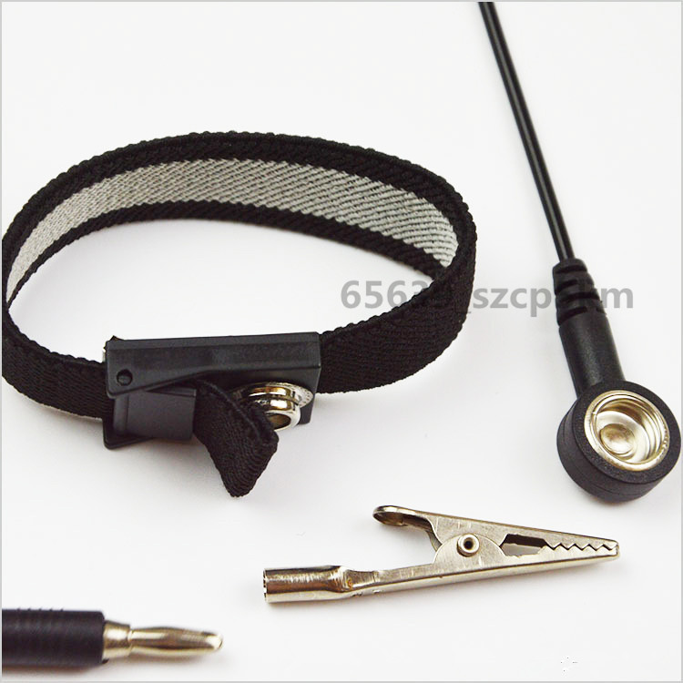NEW Anti-static Antistatic ESD Ground Strap Wrist Band Grounding Bracelet Black