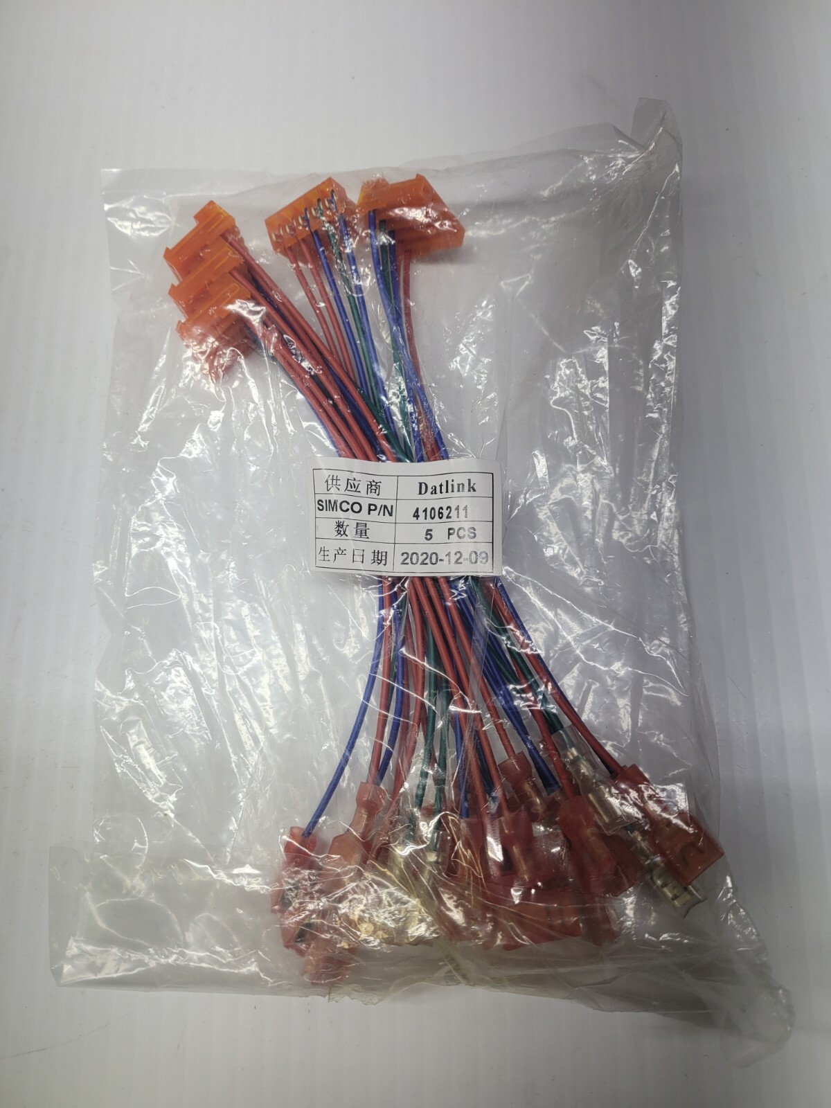 Simco Datlink 4106211 Lead Assembly 5 Wire Top Gun3 XFMR 5ct