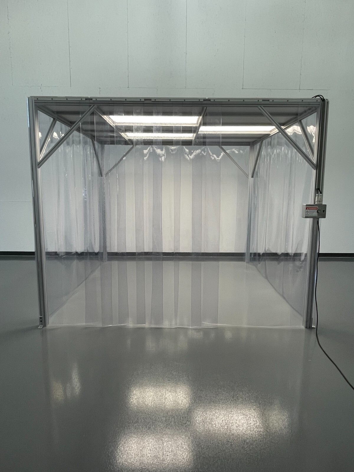 12′ x 10′ SOFT Wall Clean Room ISO8 class 100,000 HEPA Filter Cleanroom; DIY-Kit