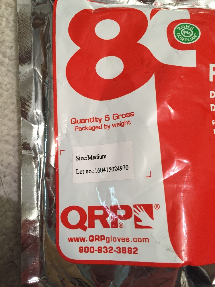QRP 8C-M Static Dissipative Latex Finger Cot ISO 5 Class 100 5 Gross By Wieght