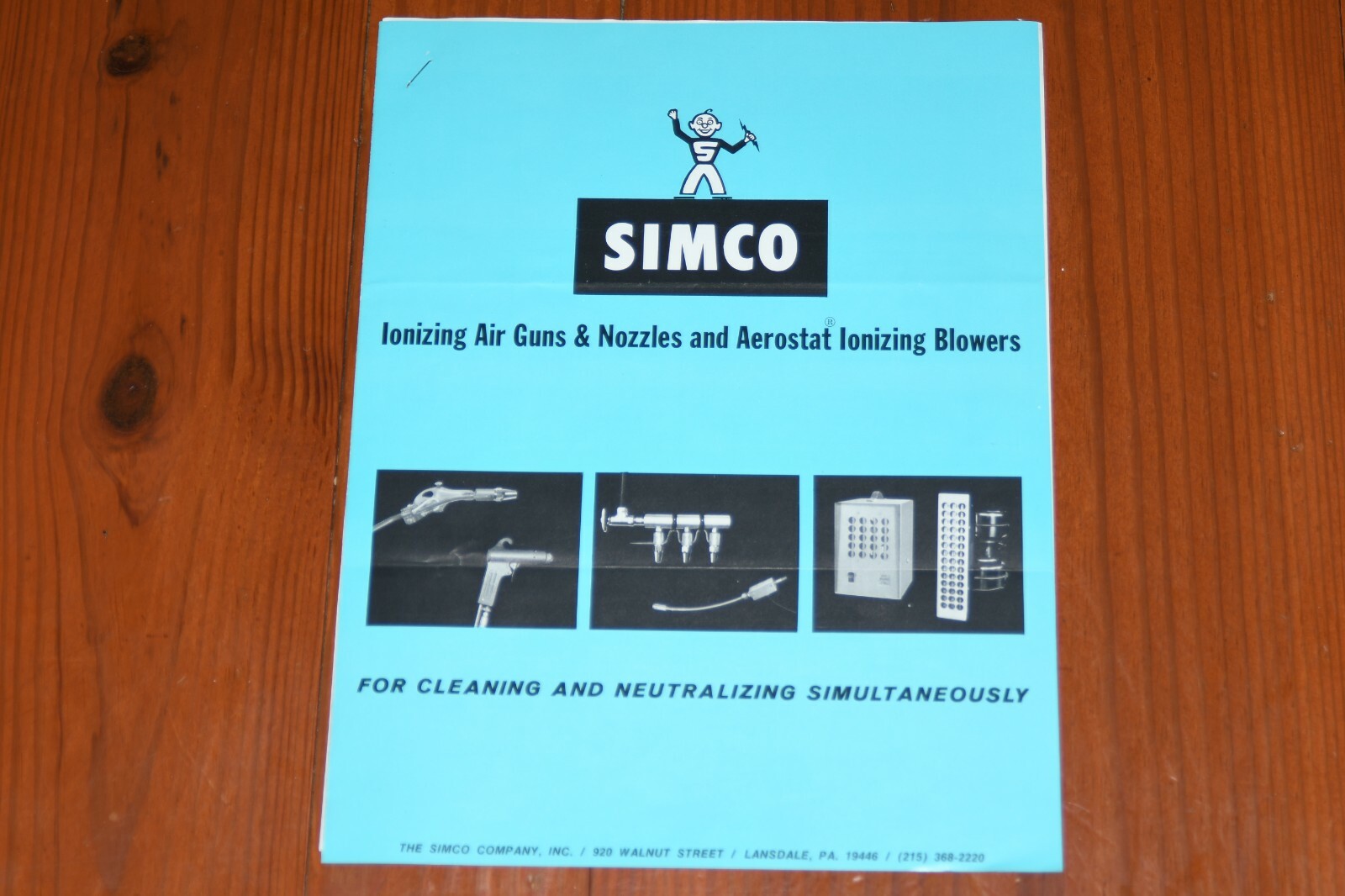 Vtg 1970s Simco Ionizing Air Gun & Aerostat Ionizing Blowers Brochure Price List