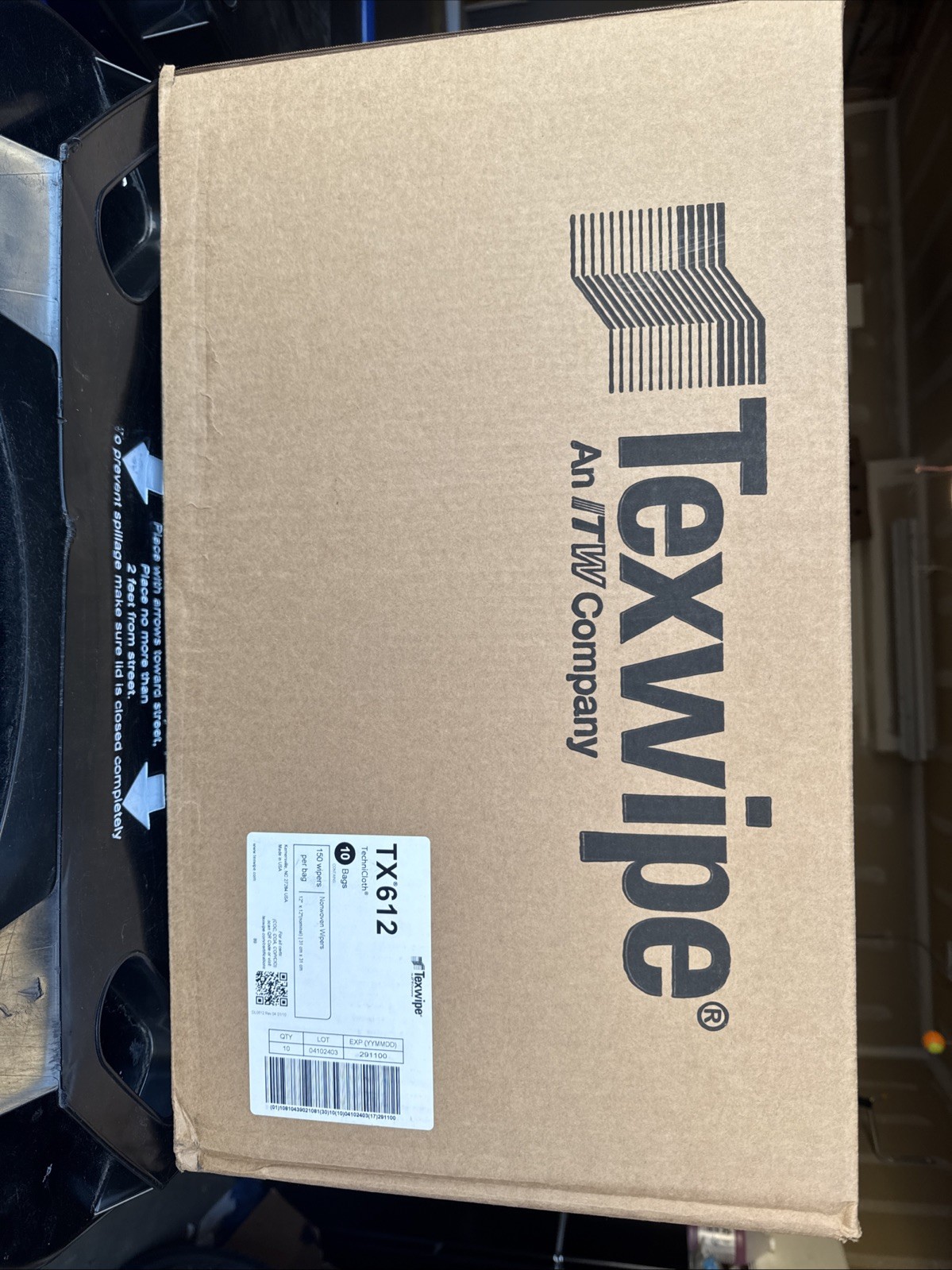 TexWipe TX612 TechniCloth Nonwoven 12×12 Wipers