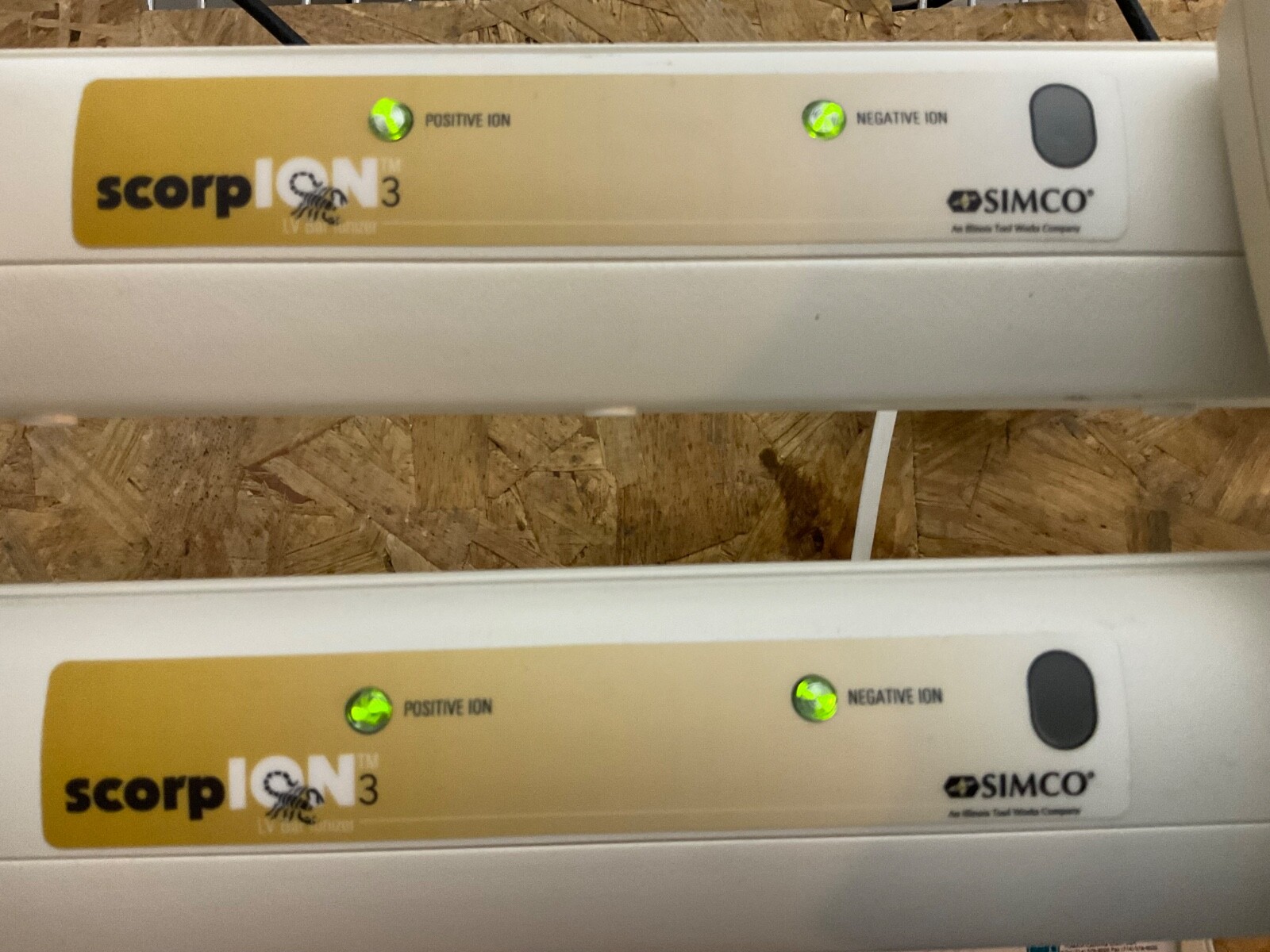 SIMCO LOT of scorpion3 MMI Man Machine Interface IONIZER Bar 44” power supply