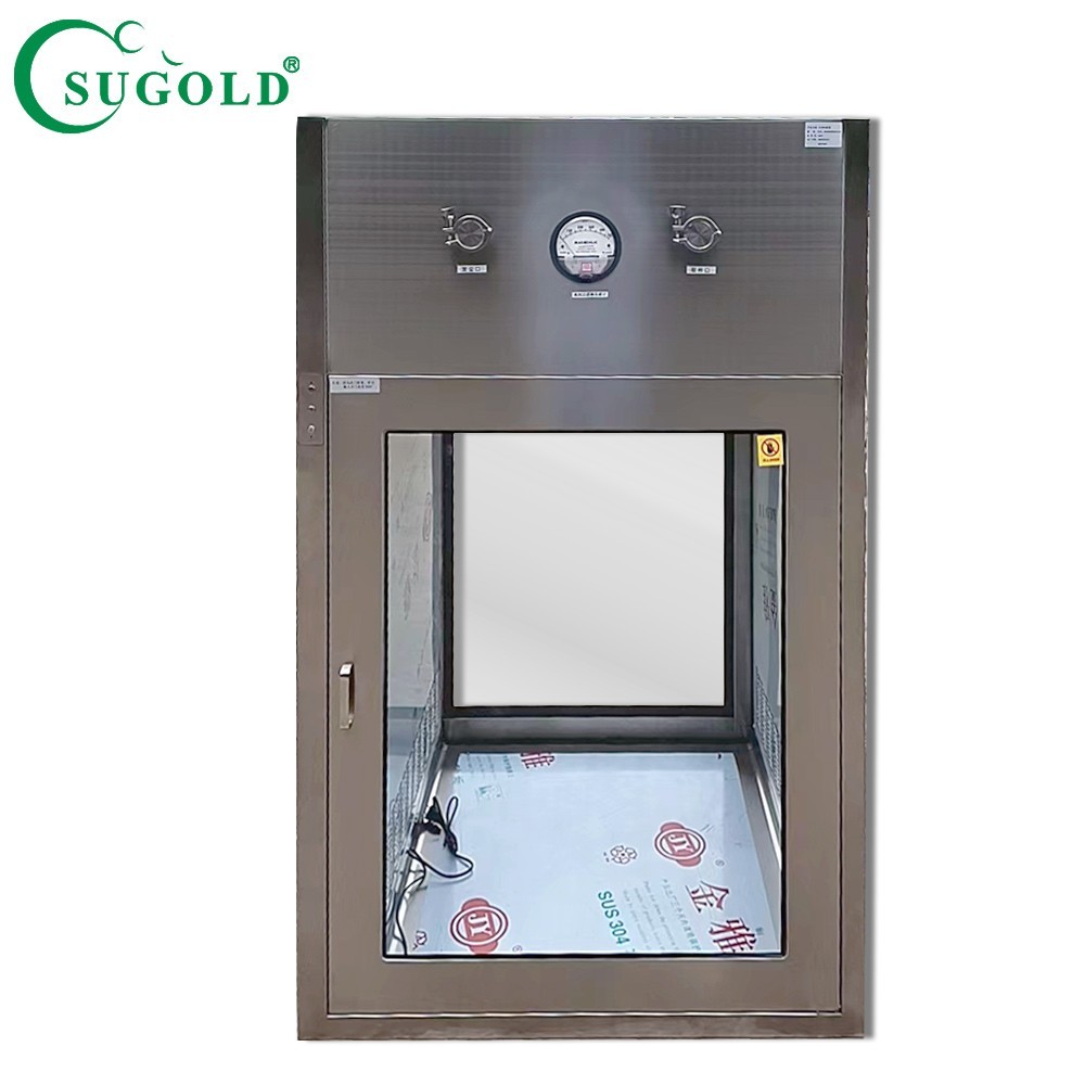 Cleanroom Pass Box Stainless Steel 304 Dynamic Pass Box for Laboratory Cleanroom