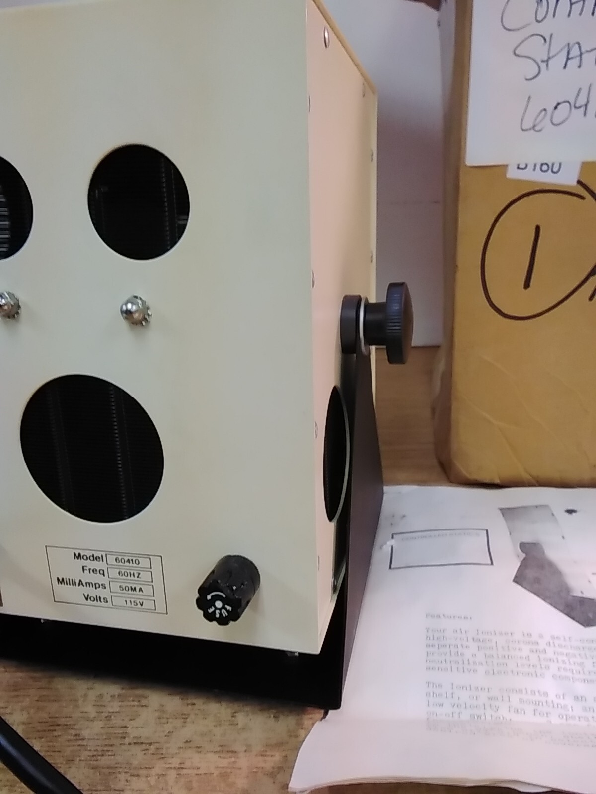 Controlled Static Air Ionizer Anti Static Control 60410